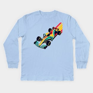 formula 1 car Kids Long Sleeve T-Shirt